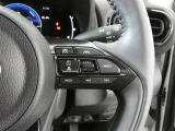 クルーズコントロールです。速度をセットするこでアクセル操作が不要の魅力的な装備です。高速道路での運転では特に重宝します♪