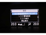 インフォーメーション画面です。運転のサポートをしてくれます。