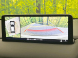 【360&deg;ビューモニター】専用のカメラにより、上から見下ろしたような視点で360度クルマの周囲を確認することができます☆死角部分も確認しやすく、狭い場所での切り返しや駐車もスムーズに行えます。