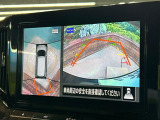 【アラウンドビューモニター】専用のカメラにより、上から見下ろしたような視点で360度クルマの周囲を確認することができます☆死角部分も確認しやすく、狭い場所での切り返しや駐車もスムーズに行えます。
