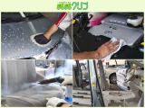 【まるまるクリン】展示するおクルマは、室内から外装までまるごと洗浄。シートの洗浄や消臭、ボディの磨き上げまで、一台一台丁寧に仕上げて販売しています。