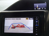 バックガイドモニターを装備しています、車庫入れもラクラクです。