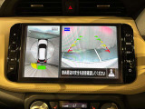 【アラウンドビューモニター】空から見ているような視点でクルマの周囲が確認でき、周囲の状況を知ることで、駐車時に役立ちます♪