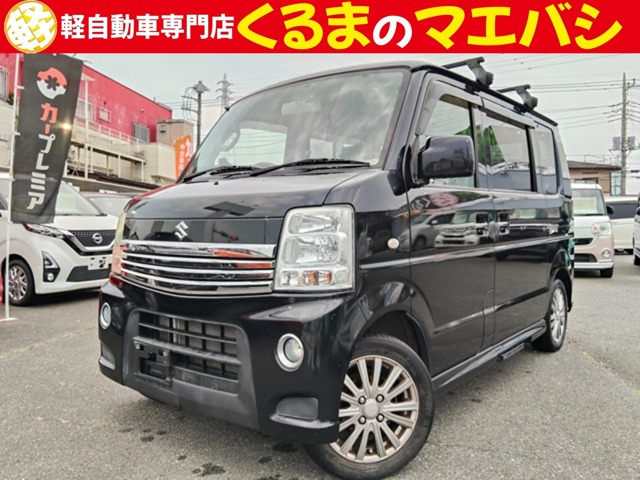 エブリイワゴン PZターボスペシャル ターボ車 電動サイドステップ ナビ CD