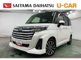 トールカスタムG入荷しました。明るく見やすいLEDヘッドライトで夜道も安心。ターボでスムーズに走れて、送り迎えやお買い物にも使いやすい一台です(^^♪見ていきましょう