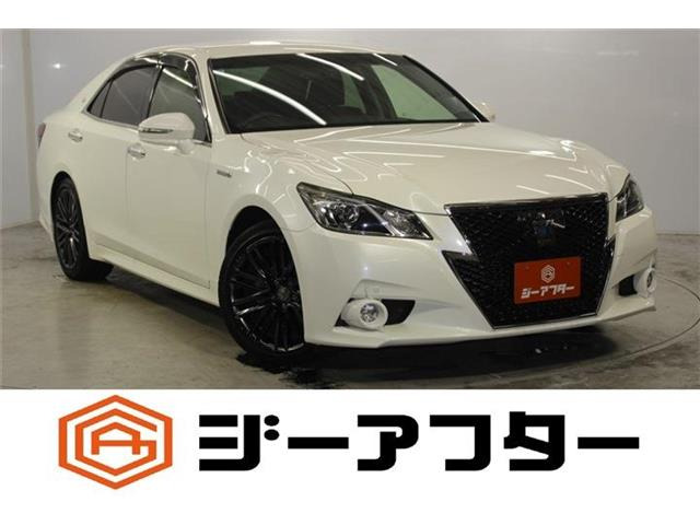 クラウンアスリート ハイブリッド 2.5 S ブラックスタイル 純正ナビTVバックカメラ純...
