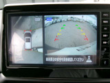 アラウンドビューモニター!空から見下ろしているかのような映像を映し出します。駐車時には安心ですよね♪