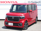 当社試乗車、業務車のN-BOXカスタム(コーディネートスタイル モノトーン)が入庫です。内外装ともにきれいなお車です。