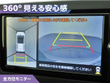 フロントモニター・サイドモニター・バックモニターを使用し、車を上から見たような映像で駐車が出来ます!
