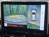 【パノラミックビューモニター】専用のカメラにより、上から見下ろしたような視点で360度クルマの周囲を確認することができます☆死角部分も確認しやすく、狭い場所での切り返しや駐車もスムーズに行えます。