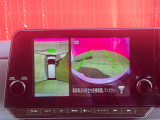 アラウンドビューモニター付きですので、車庫入れも楽々です。