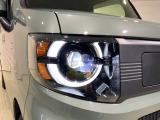 LEDヘッドライトで夜道も安心!