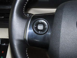 ステアリングスイッチ付きで、運転中に視線を前に向けたまま操作できます。