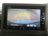 バックカメラの画像です。ガイドラインがスムースな車庫入れをサポートいたします!車庫入れの安心感がアップしますね☆