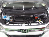 自慢のエンジンはパワードbyHONDAです。精度とバランスにこだわって、低回転からスムースなパワーを発揮します。