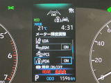 視認性の良いメ-タ-を採用しており、快適なドライブをサポ-トします♪