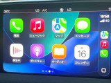 ●Apple Car Play:スマホとの有線接続で、ナビ・オーディオ再生などスマホのアプリ機能が画面でも使える便利機能です!