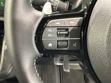 ステアリングにオーディオ操作スイッチが付いています。オーディオ画面に直接タッチしなくても操作が出来ますので、運転に集中できます。