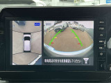 アラウンドビューモニター搭載。上から見下ろしたように液晶に映るのでスムーズな駐車をサポートします。