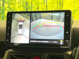 【パノラマモニター】専用のカメラにより、上から見下ろしたような視点で360度クルマの周囲を確認することができます☆縦列駐車や幅寄せ時に活躍してくれます♪