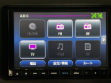 【オーディオ機能】オーディオは、フルセグTVの他にDVD/CDプレーヤーを装備♪もちろんFM/AMラジオもお聞きいただけますよ♪
