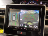 360&deg;モニター付き!コーナーセンサーと連動して運転を快適にサポート!