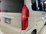 視認性がいいテールランプ。後続車にも存在をアピール。