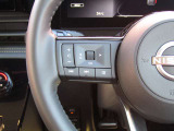 ステアリングスイッチ付きです。運転に集中できます。