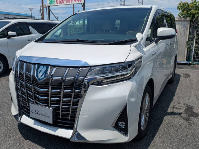アルファード ハイブリッド 2.5 G E-Four 4WD サンルーフ リアモニター 革シート 両...