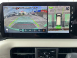 上から車を見下ろしたような画面が駐車をサポート、運転が苦手な方でも安心してお使い頂けます!!