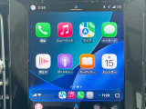 ●Apple Car Play:スマホとの有線接続で、ナビ・オーディオ再生などスマホのアプリ機能が画面でも使える便利機能です!