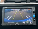 車庫入れ・駐車を安心サポート!バックカメラ装備です。