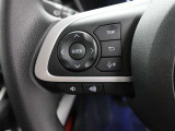ステアリングスイッチ付き。手を離さずにさまざまな操作が可能です。