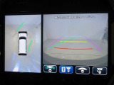パノラミックビューモニター付きです。車両を上から見たような映像をディスプレイオーディオ画面に表示。運転席からの目視だけでは見にくい、車両周辺の状況をリアルタイムでしっかり確認できます。