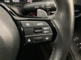 ステアリングホイール・後ろの減速セレクターは、左右に取り付けられた2つのパドルスイッチで減速の強さを調整。 左側の「-」を操作すると減速を強く、右側の「+」を操作すると減速を弱くすることができます。