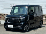 令和7年 N-BOXカスタム ベ-スグレード★ワンオーナー車 純正8インチナビ フルセグテレビ バックカメラ シートヒーター ホンダセンシング