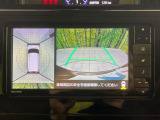 【パノラマモニター】専用のカメラにより、上から見下ろしたような視点で360度クルマの周囲を確認することができます☆死角部分も確認しやすく、狭い場所での切り返しや駐車もスムーズに行えます。
