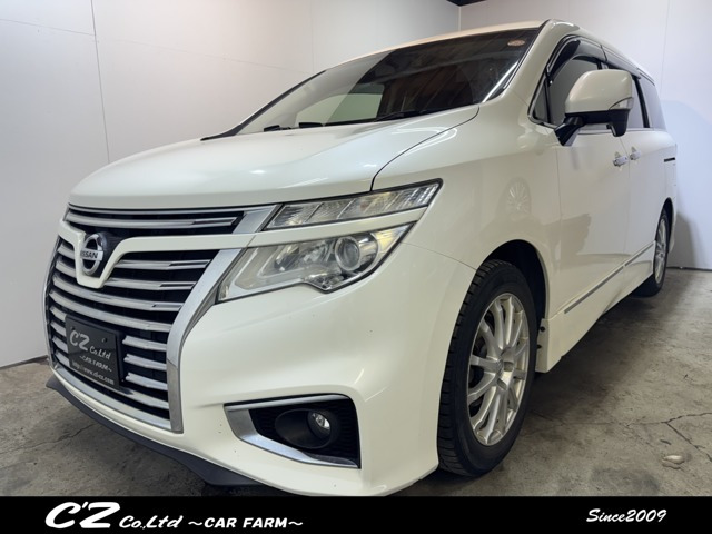 日産 エルグランド 2.5 250ハイウェイスター 4WD ワンオーナー車 ナビ 
