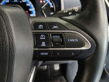 ステアリング右側には、運転支援機能を手元で操作できるスイッチ類を配置しています