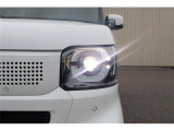 LEDヘッドライトで暗い夜道も明るく照らしてくれます!