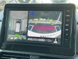 【アラウンドビューモニター】車両周辺をモニターで確認できて、駐車が苦手な人でもスムーズに駐車できます