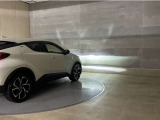 LEDヘッドランプです。十分な明るさを保ちつつも消費電力が少なく、バルブ寿命も長いのが特徴です。瞬時にMAXの光量を発揮するのもLEDならではです。