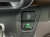 ★ECONスイッチ★ エコドライブを加速しよう!スイッチをONにすると、運転の仕方によるロスを抑え込み燃費をよくするようクルマが頑張ります(*^ー^*)燃費向上にチャレンジ♪
