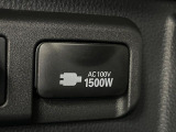 【1500Wアクセサリーコンセント】消費電力1500Wまでの家電が使えます。キャンプやスポーツ・アウトドアでのアクティビティはもちろん、災害・停電の際に大活躍♪