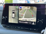 バック時には今や必須のバックカメラ・アラウンドビューを装備!目安のライン表示可能!
