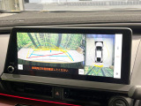 【パノラミックビューモニター】専用のカメラにより、上から見下ろしたような視点で360度クルマの周囲を確認することができます☆死角部分も確認しやすく、狭い場所での切り返しや駐車もスムーズに行えます。