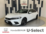 シビックが入庫しました!年式は令和6年、走行15,068km、グレードは「EX・ホンダセンシング」、ボディカラーは、プラチナホワイトパールです!
