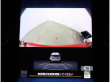 リヤビューカメラは駐車スペースに正確に入れられるステアリング連動ガイドライン付。ステアリング連動ガイドライン狭い駐車場でも安心して駐車が出来ますよ。