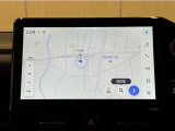 ナビ付きです。目的地を設定すれば、初めての場所でも簡単に行くことが出来ます。