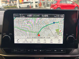 メーカーライン装着ナビ付き!大画面で地図も見やすいです!